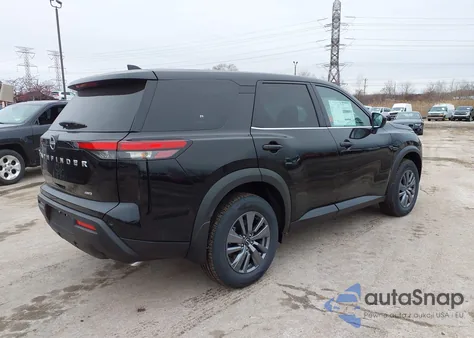 2025 Nissan Pathfinder S 4Wd из США, поврежденный, VIN 5N1DR3AC0SC313371